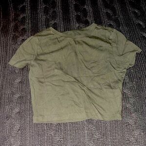 Wild Fable Crop T-shirt | S | Green